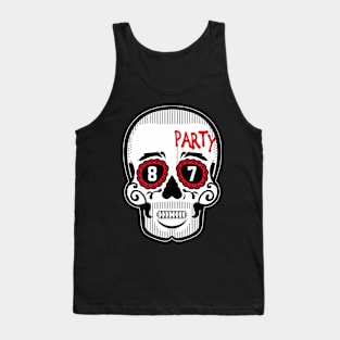 Travis Kelce Sugar Skull Tank Top